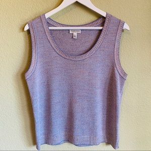 ST. JOHN Sport Sleeveless Sweater Top